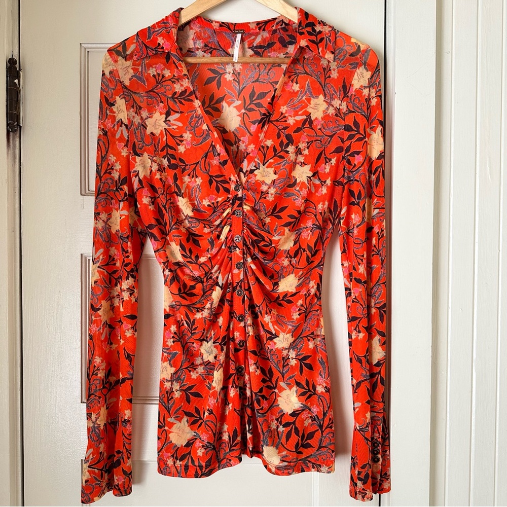 Free People Lucky Shirtee Size Small
